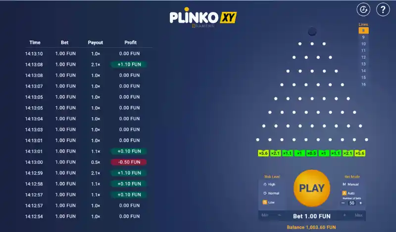 Plinko XY