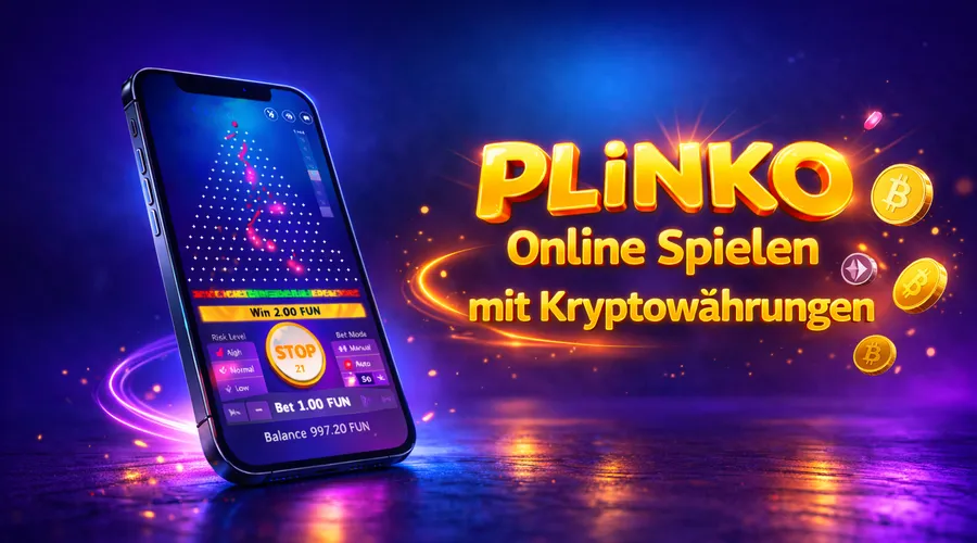 Plinko mit Kryptowährungen spielen